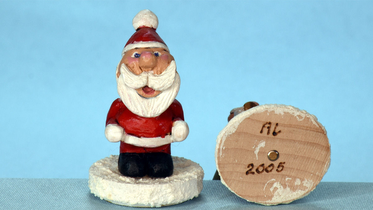 Santa. Carved and painted by Al Furtado.