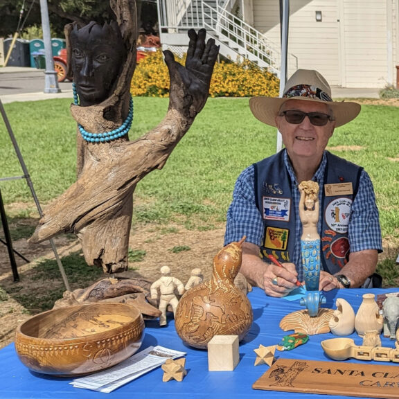 Alan Huntzinger at the SCVC event: Cars in the Park, History Park, San Jose, CA