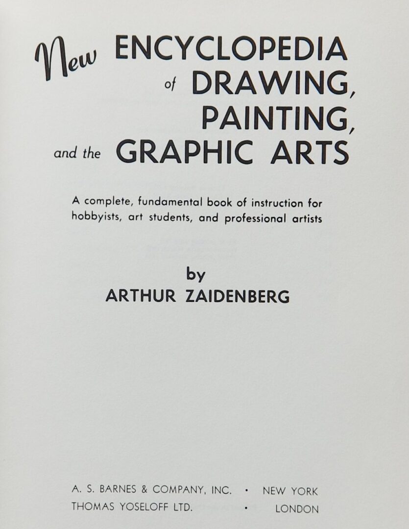 New Encyclopedia of Drawing, Painting, and the Graphic Arts