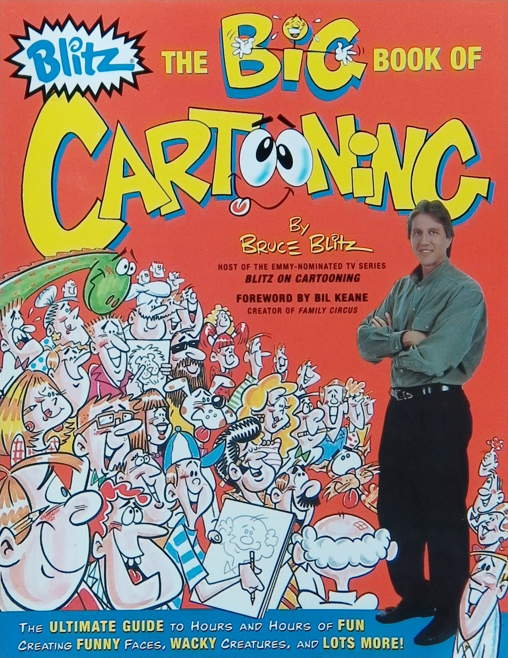 An image of a drawing book cover: The Big Book of Cartooning by Bruce Blitz