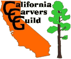 The logo of the California Carvers Guild (CCG)