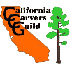 The logo of the California Carvers Guild (CCG)