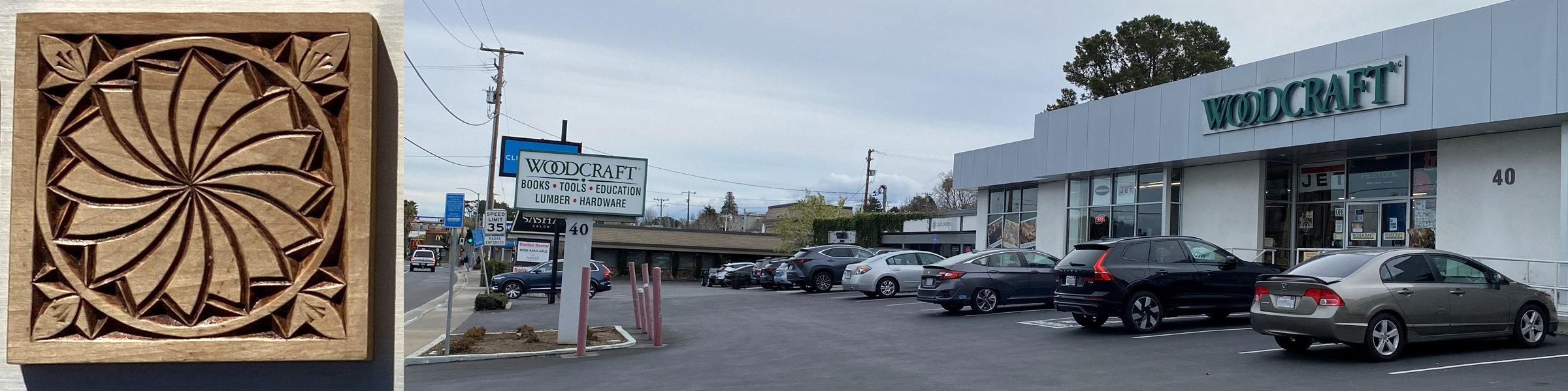 Chip Carving Demonstration at Woodcraft, February 2026
