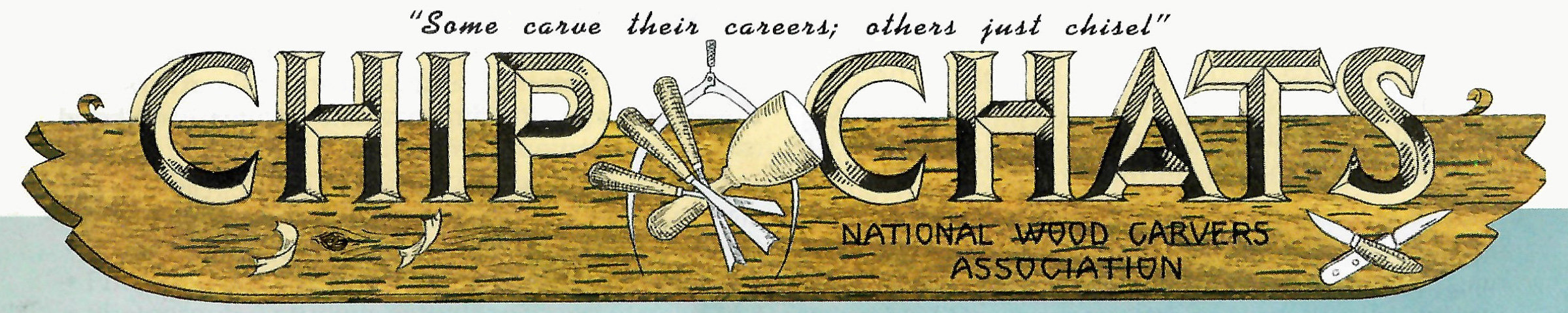 Chip Chats logo by the National Wood Carvers Association.