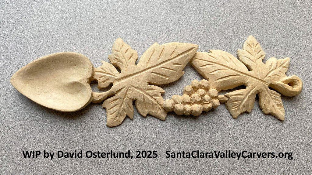 Carved spoon by David Osterlund