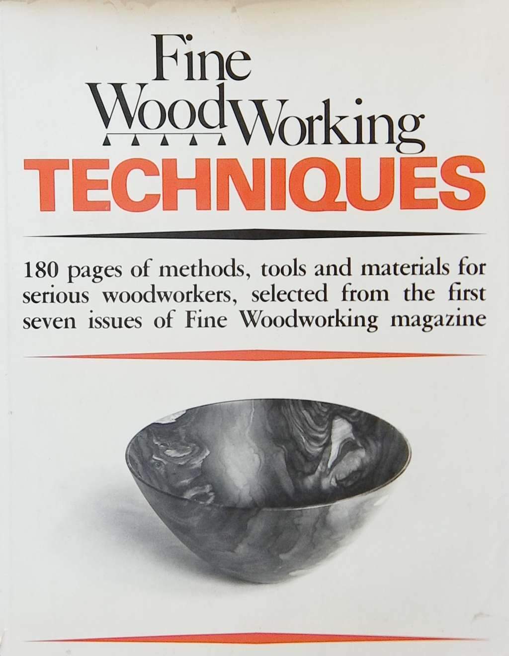 An image of a woodworking book cover: Fine Woodworking Techniques by Fine Woodworking