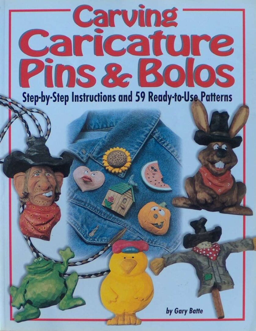 Carving Caricature Pins & Bolos