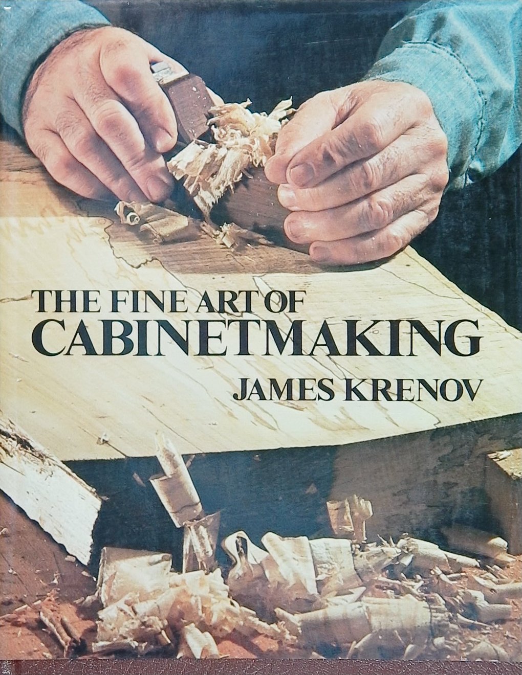 An image of a woodworking book cover: The Fine Art of Cabinetmaking by James Krenov