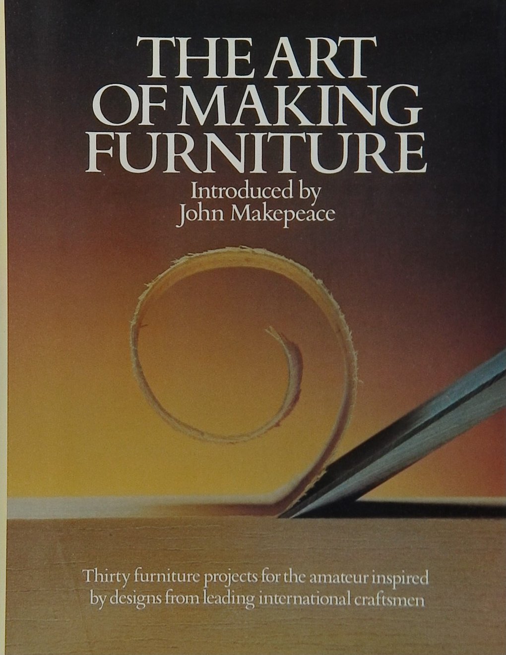 An image of a woodworking book cover: The Art of Making Furniture by John Makepeace
