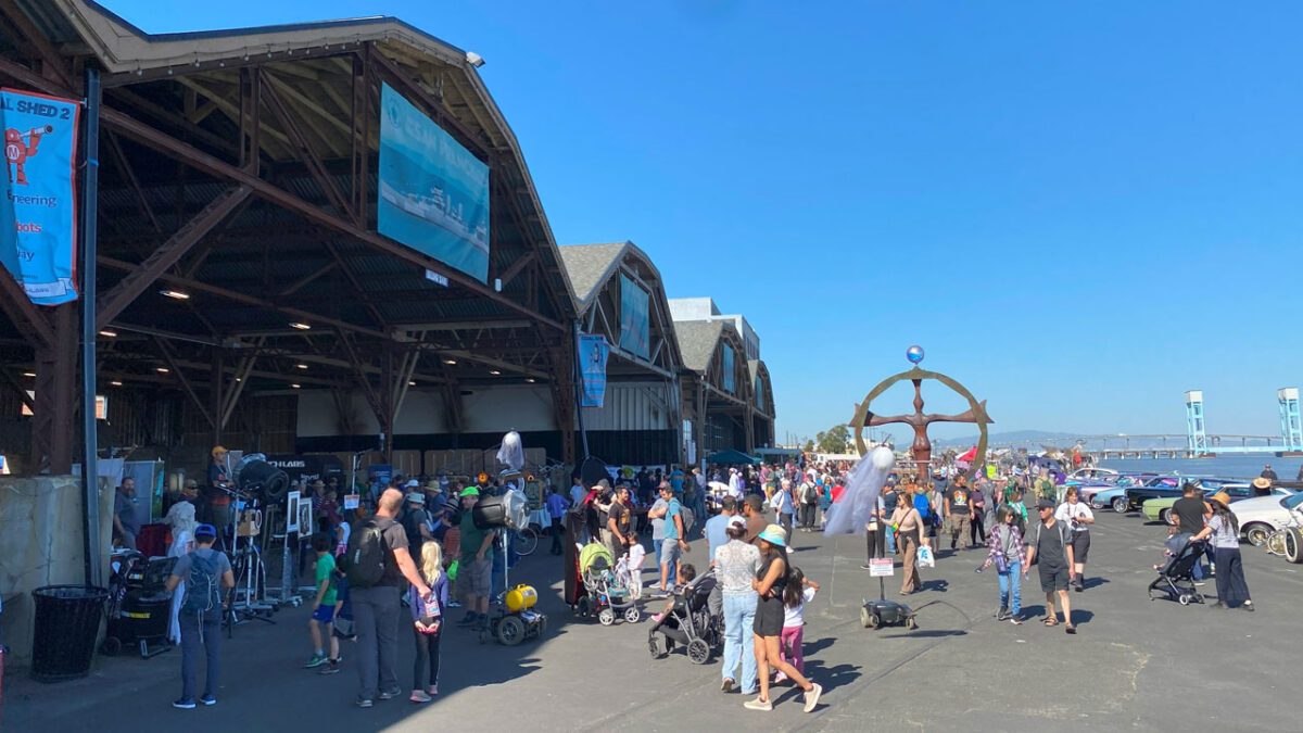 Crowd at Maker Faire Bay Area, 2024