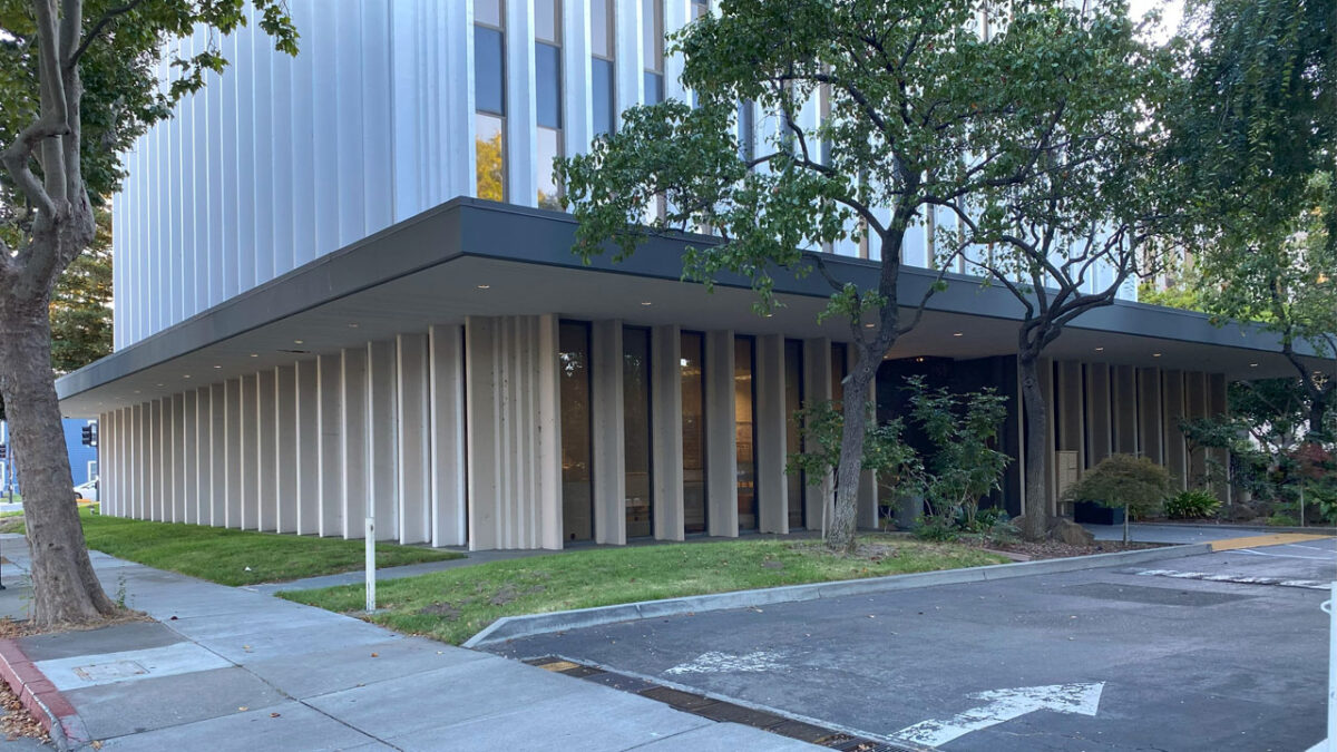 The entrance to the Scouting America building in San Jose, CA.