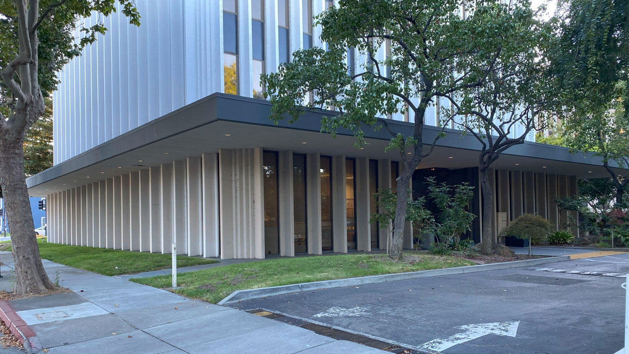 The entrance to the Scouting America building in San Jose, CA.