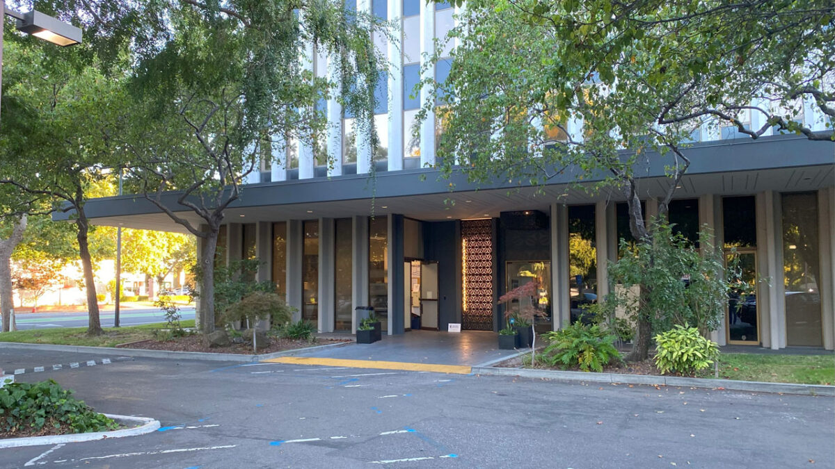 The entrance to the Scouting America building in San Jose, CA.