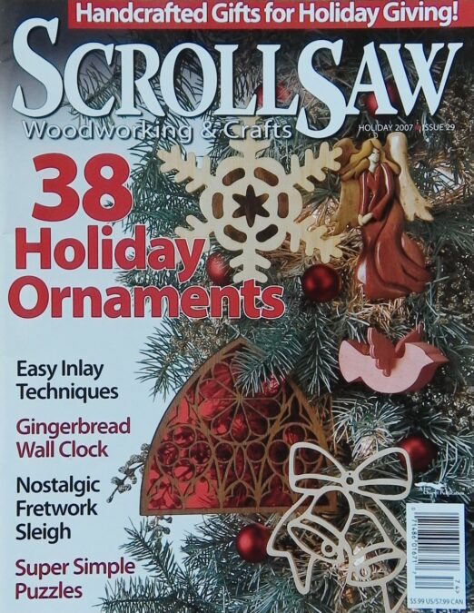 Scrollsaw Woodworking & Crafts, #29 Holiday 2007