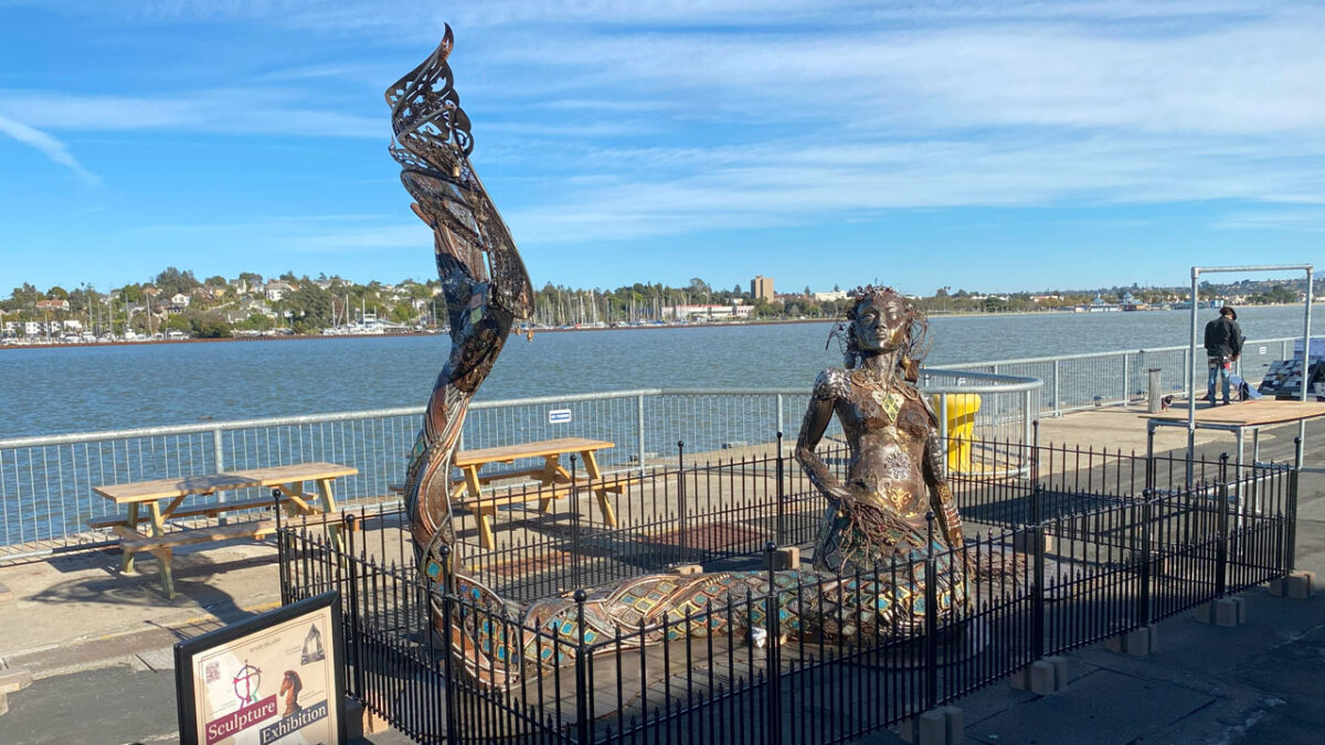 Mermaid Sculpture at Mare Island, Vallejo, CA