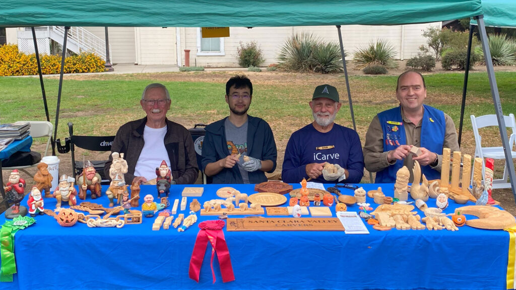 History Park, San Jose, CA. From left to right: David Osterlund, Xiaohan Ma, Dan Brady, and Roman Chernikov.