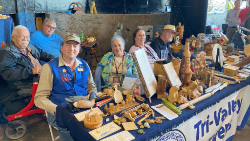 Woodcarving Booth at Maker Faire Bay Area 2024