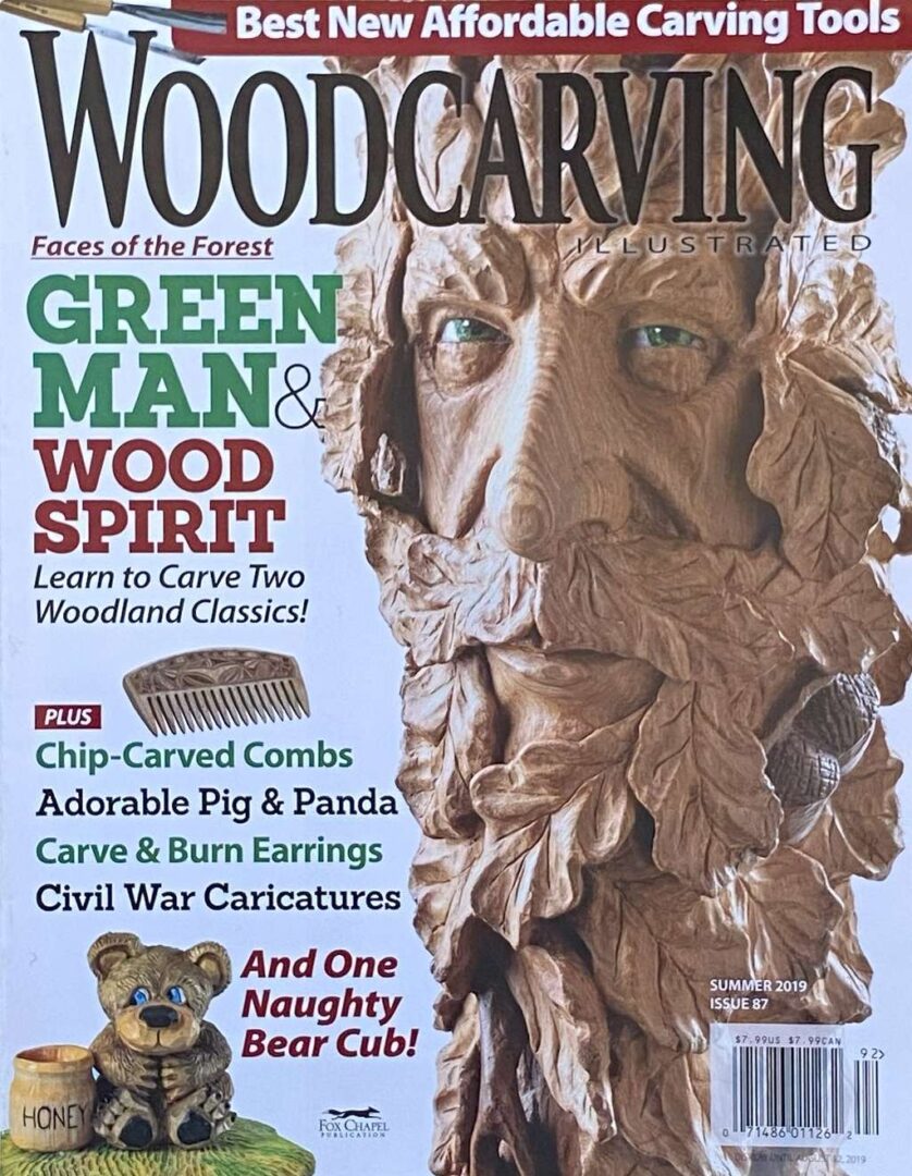 Woodcarving Illustrated Magazine, #87 Summer 2019
