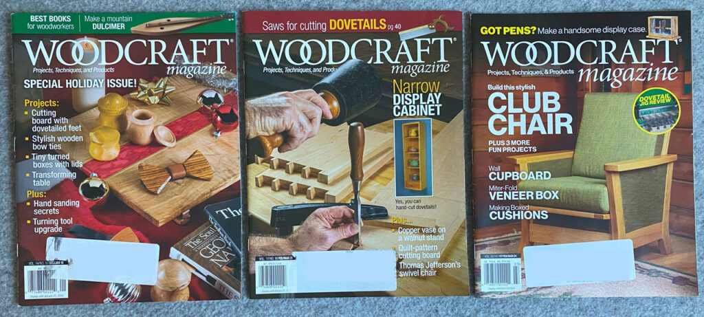 Woodcraft magazine covers